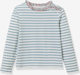 Cyrillus Langarm-Ringelshirt M&auml;dchen CYRILLUS hellrosa