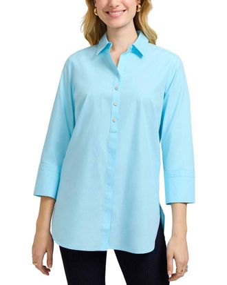 Foxcroft Madison 3/4-Sleeve Tunic Shirt
