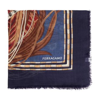 Ferragamo Dames, Accessoires, Blauw, Maat: ONE Size Zijde