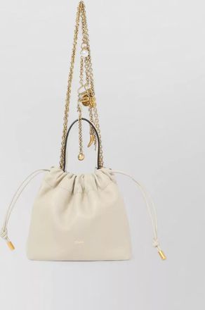 Chlo&eacute; chlo&eacute; icons mini leather bucket bag