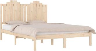 vidaXL Estructura De Cama De Madera Maciza De Pino 200x200 Cm Vidaxl