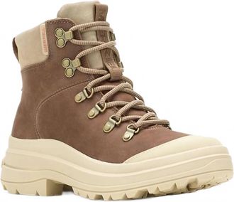 Merrell Womens Harper Lace Zip Waterproof Boot In Khaki