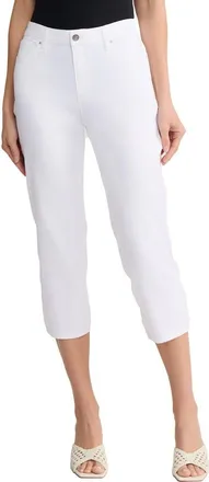 Jones New York Lexington Capri Jeans in Soft White at Nordstrom, Size 14