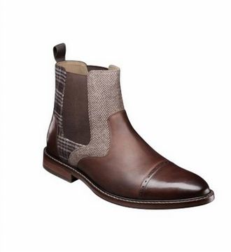 Stacy Adams Mens Finney Chelsea Boot In Brown Multi