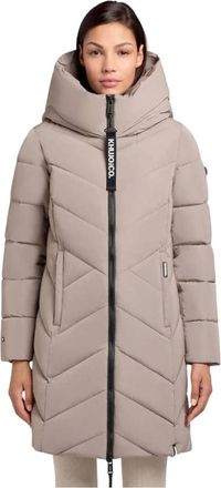 Khujo Dames, Mantels, Beige, Maat: M