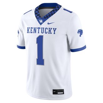 Nike Kentucky Wildcats Nike Mens Dri-FIT College Game Jersey in White | NC2F08ALNKY-MVV