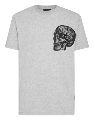Philipp Plein T-shirt Round Neck SS print Skull