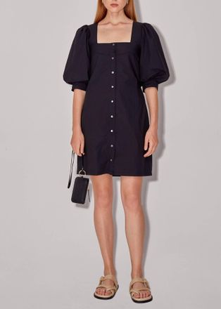 Magali Pascal Dixon Square Neck Dress In Black