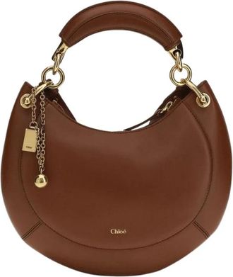 Chlo&eacute; Marcie Mini Bag - Dames - Handtassen - Bruin - ONE Size - Leer - Tassen