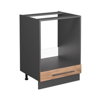 Vicco Armario Para Horno Empotrado Fame-line, Roble Dorado, 60 Cm, Et M&aacute;rmol