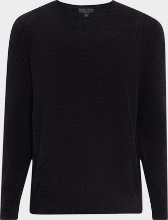 Barefoot Dreams Men & apos;s CozyChic Ultra Lite Roll Neck Crewneck Sweater