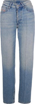Diesel Blue Regular High Rise Jeans