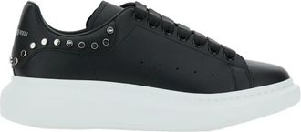 Alexander McQueen Zwarte Sneakers met Rubberen Zool - Heren - Sneakers - Zwart - 43 1/2 EU - Leer - Schoenen
