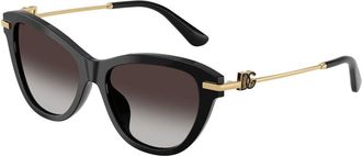 Dolce & Gabbana DG4534 501/8G Womens Sunglasses Black Size 53