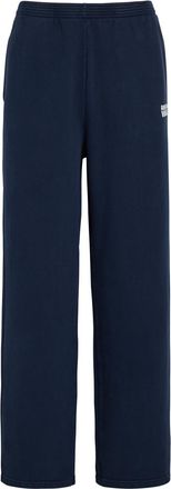 American Vintage Plizzy Logo-print Cotton Sweatpants - Navy - S (UK8-10 / S)