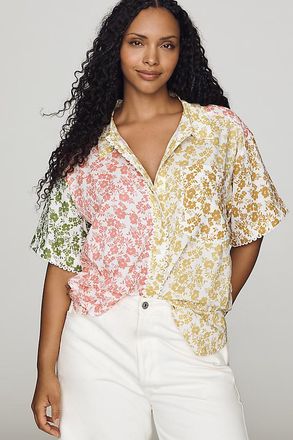 English Factory Floral Buttondown Shirt