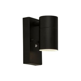 Searchlight Searchlight 1Lt Light Outdoor Light With Dusk Till Dawn Sensor, Black