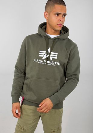 Alpha Industries Basic Hoody, Baumwollmischung, regular fit
