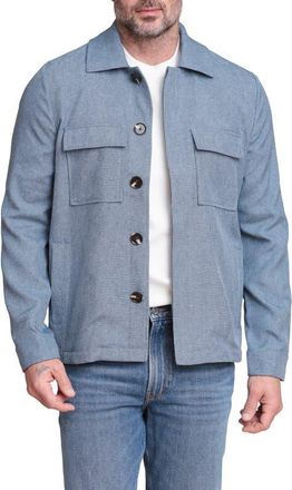 Bagatelle Shirt Jacket in Provincial Blue at Nordstrom, Size X-Large