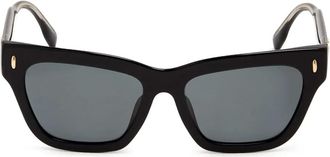 Tory Burch Occhiali da sole Miller rettangolari - Nero