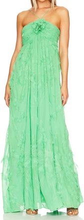 Alexis Sole Maxi Dress In Emerald
