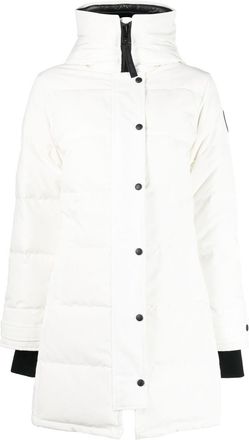 Canada Goose Shelburne parka - women - Polyamide/Polyester/Cotton/Duck Down/Duck Feathers - M - White
