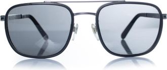 Bulgari Pre-owned Mens Bvlgari, metal polarised aviator in black - One Size