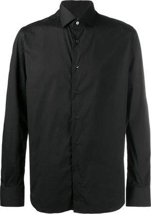 Xacus 658ml 16125319 shirt - Heren - Casual Overhemden - Zwart - 3XL - Katoen - Overhemden