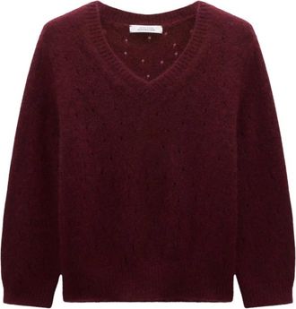 Dorothee Schumacher Luxury Love pullover - Dames - Cashmere truien - Rood - M - Kasjmier - Truien & Vesten