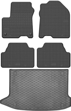 OEM Hyundai Kona I Crossover De 2018 (juego) - Alfombrillas De Goma Para Coche + Alfombrilla Para Maletero