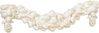 Biscottini International Sobre Puerta De Madera En Acabado De Hoja De Oro Made In Italy