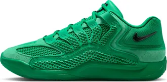 Nike Mens KD18 Warning Label Basketball Shoes in Green | IU3108-300