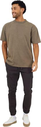 Brave Soul Heren Cargo Joggingbroek (Donkergrijs)