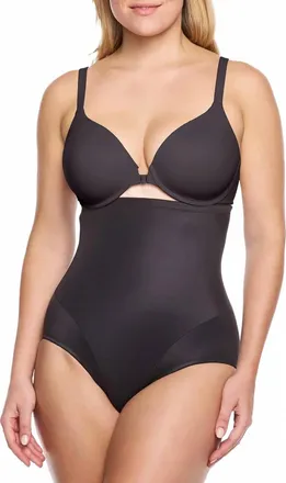 Naomi & Nicole Luxe Shaping High-Waist Shaping Brief In Black