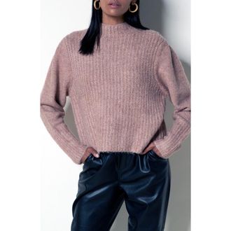 Tart Audrie Funnel Neck Sweater in Pale Camel at Nordstrom Rack, Size Medium