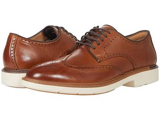 Cole Haan Go To Wing Mens Lace Up Wing Tip Shoes British Tan : 10.5 D - Medium, Leather