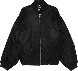 adidas x Willy Chavarria Bomber in raso - Nero