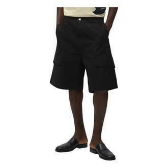 Arte Long Shorts, male, Black, Size: W34 Canvas Cargo Shorts