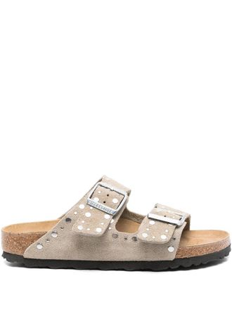 Birkenstock Arizona Rivet Taupe, Suede Leather 1029390