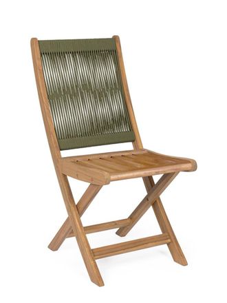 BIZZOTTO Conjunto de 2 sillas en madera verde