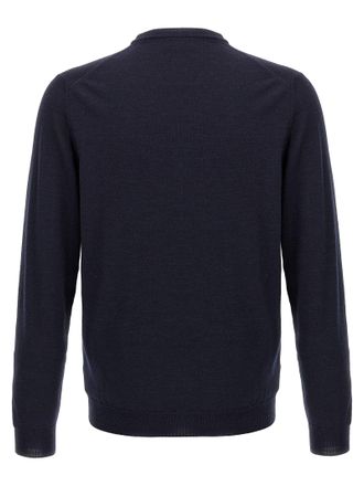 Zanone Flexwool Wool Sweater - Navy