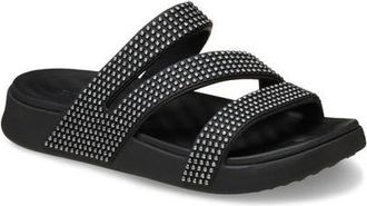 Crocs Getaway Gems Slide Sandal in Black at Nordstrom, Size 10