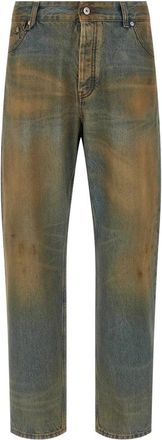 Jacquemus Le De-Nimes Berger Jeans - Heren - Loose Fit Jeans - Veelkleurig - W31 - Katoen - Jeans