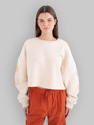 Hurley Hurley Island Crew Crop Jersey verde