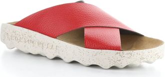 Asportuguesas Womens Cross Sandal In Red