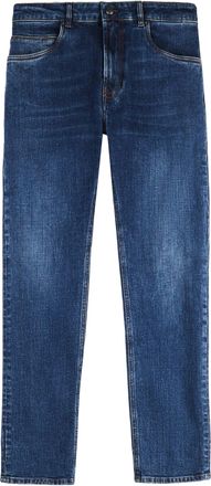 Fay Five-Pocket Royal Blue Denim Jeans