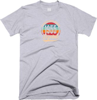 Generic 70th Birthday T Shirt 70 Years of Being Awesome Legend Born in 1955 Vintage Funny Joke Gift Tee Top (UK, Alpha, XL, Regular, Regular, Grey)