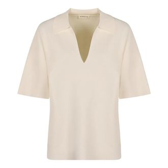 P.A.R.O.S.H. P.a.r.o.s.h., Overhemden, Dames, Beige, M, Gebreide Blouse