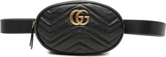 Gucci Pre-owned Belt Bag - Dames - Vintage Heuptassen - Zwart - ONE Size - Leer - Vintage