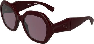 Longchamp LO814S 601 Womens Sunglasses Burgundy Size 55